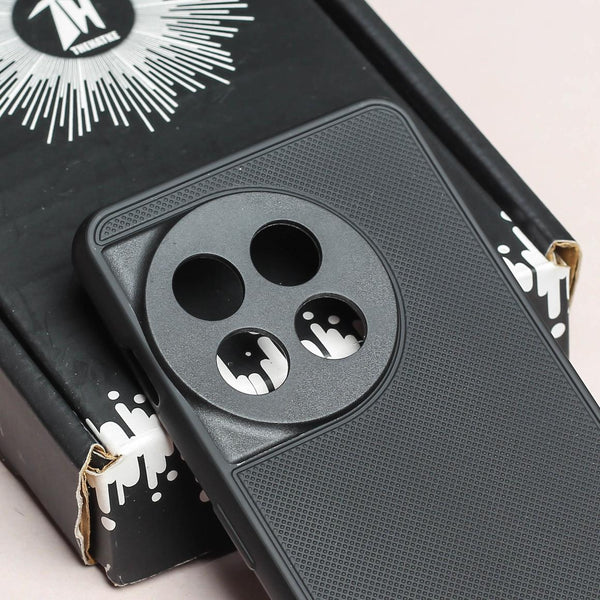 Black Niukin Silicone Case for Oneplus 13 - The Hatke