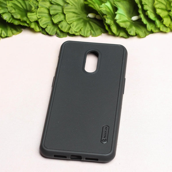 Black Niukin Silicone Case for Oneplus 7 - The Hatke