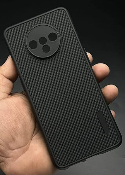 Black Niukin Silicone Case for Oneplus 7t - The Hatke
