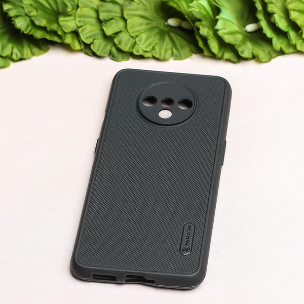 Black Niukin Silicone Case for Oneplus 7t - The Hatke