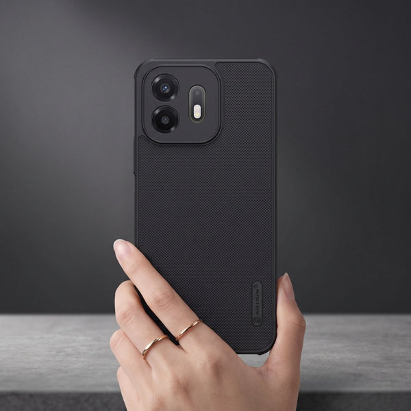 Black Niukin Silicone Case for Oneplus N6 5G - The Hatke