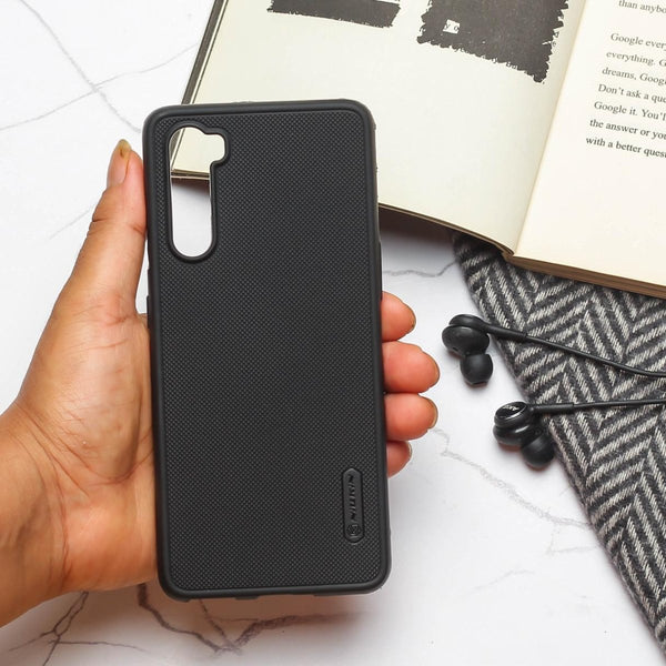 Black Niukin Silicone Case for Oneplus Nord - The Hatke