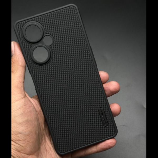 Black Niukin Silicone Case for Oneplus Nord CE 3 Lite - The Hatke