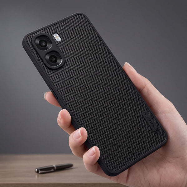Black Niukin Silicone Case for Oppo K14x - The Hatke