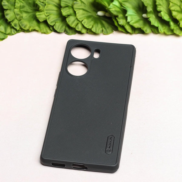 Black Niukin Silicone Case for Vivo V29E 5G - The Hatke
