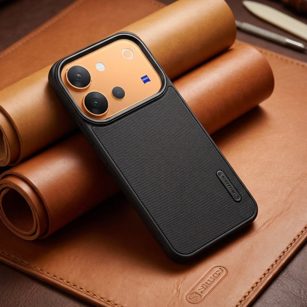 Black Niukin Silicone Case for Vivo V80 - The Hatke