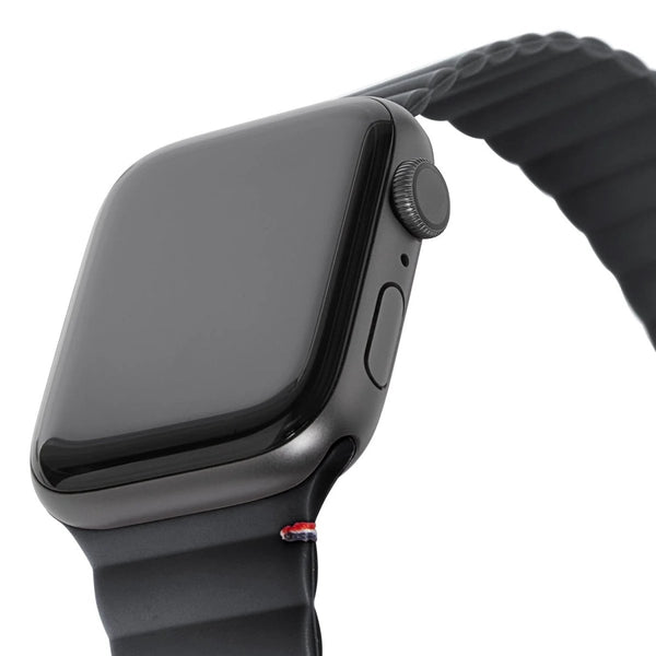 Black Ocean Loop Watch Strap For apple For Apple Watch SERIES 4 (42mm/44mm/45mm/46mm/49mm) - The Hatke