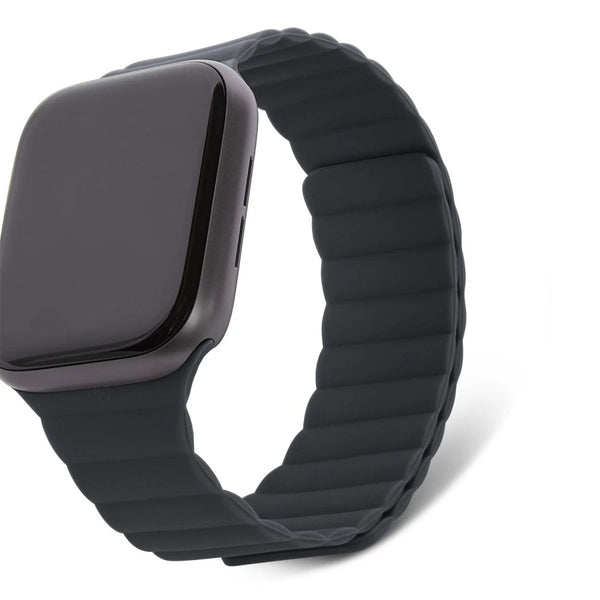 Black Ocean Loop Watch Strap For apple For Apple Watch SERIES 4 (42mm/44mm/45mm/46mm/49mm) - The Hatke
