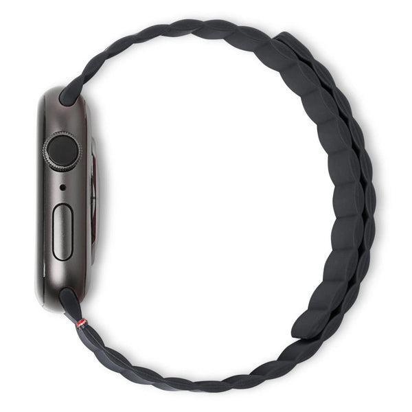 Black Ocean Loop Watch Strap For apple For Apple Watch SERIES 8 (42mm/44mm/45mm/46mm/49mm) - The Hatke
