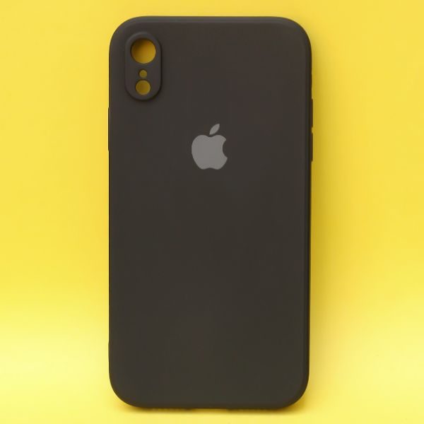 Black Original Camera Safe Silicone Case for Apple Iphone XR - The Hatke