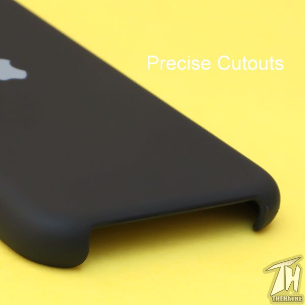Black Original Silicone case for Apple iphone 11 Pro Max - The Hatke