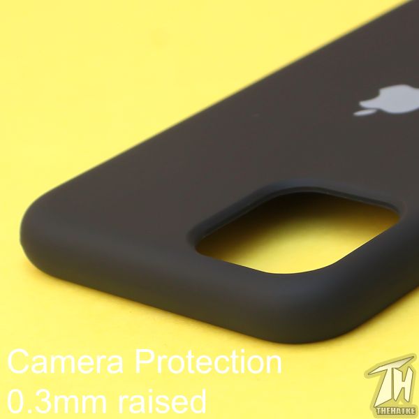 Black Original Silicone case for Apple iphone 11 Pro Max - The Hatke