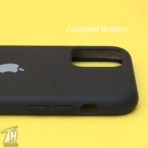 Black Original Silicone case for Apple iphone 11 Pro Max - The Hatke
