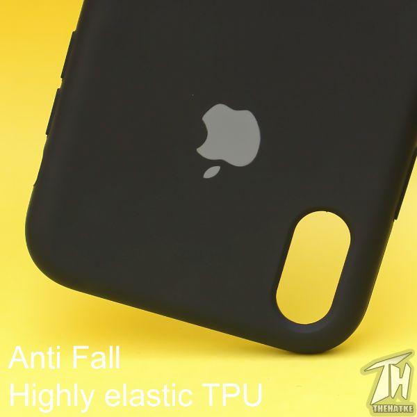 Black Original Silicone case for Apple iphone Xs Max - The Hatke