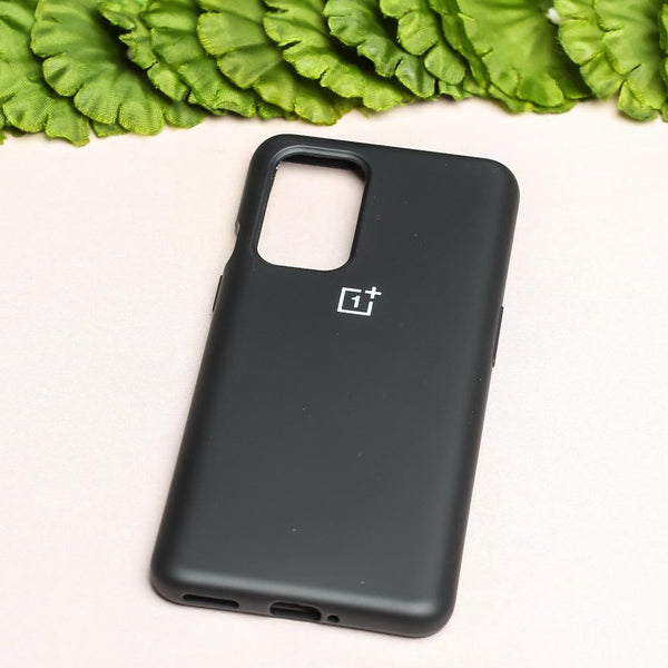 Black Original Silicone case for Oneplus 9 - The Hatke