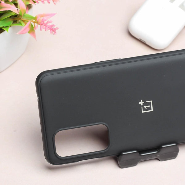 Black Original Silicone case for Oneplus Nord 2 - The Hatke