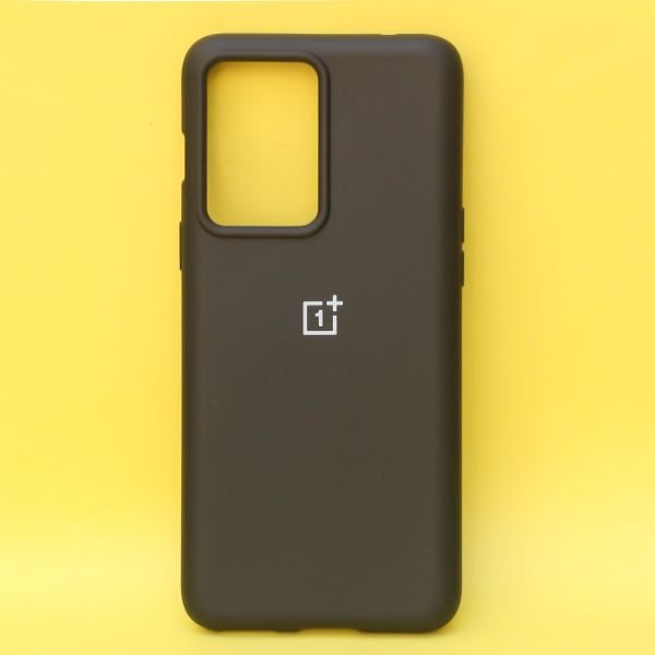 Black Original Silicone case for Oneplus Nord 2T - The Hatke