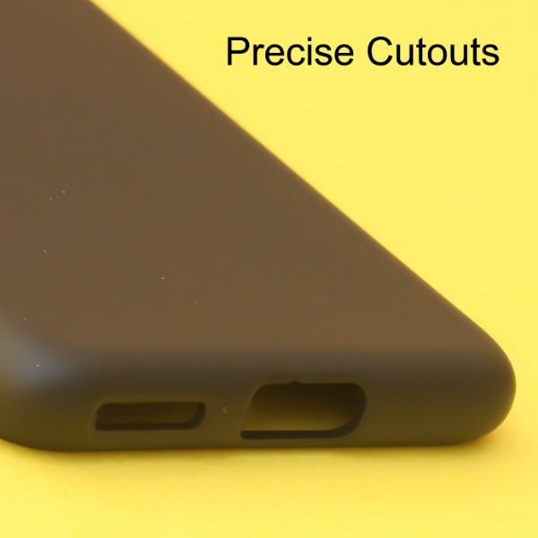 Black Original Silicone case for Oneplus Nord 2T - The Hatke