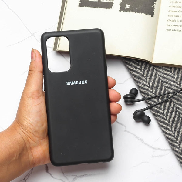 Black Original Silicone case for Samsung Note 20 - The Hatke