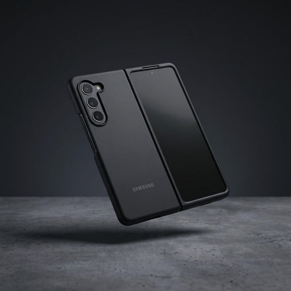Black Original Silicone case for Samsung Z Fold 6 5G - The Hatke