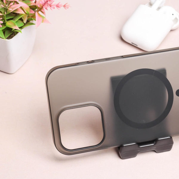 Black Paper Matte Magsafe Case for Apple Iphone 13 Pro - The Hatke