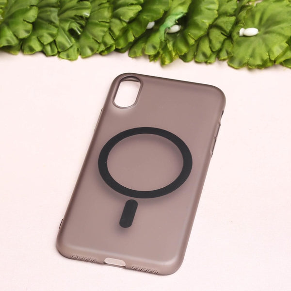 Black Paper Matte Magsafe Case for Apple Iphone Xs Max - The Hatke