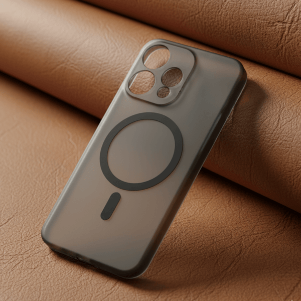 Black Paper Matte Magsafe Case for Oppo Reno 15 - The Hatke