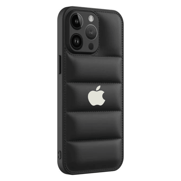 Black Puffon silicone case for Apple iPhone 11 Pro Max - The Hatke