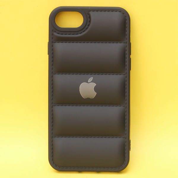Black Puffon silicone case for Apple iPhone 6/6s - The Hatke