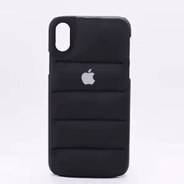 Black Puffon silicone case for Apple iPhone X/xs - The Hatke