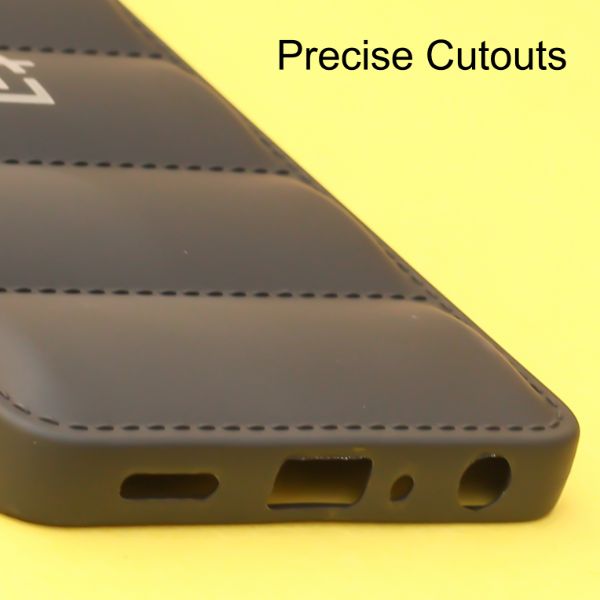 Black Puffon silicone case for Oneplus Nord CE 3 Lite 5G - The Hatke