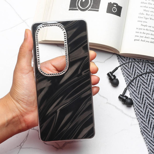 Black Ripple Case for Samsung S25 Ultra - The Hatke