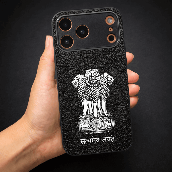 Black Satyamev Jayate MB Case for Apple Iphone 17 Pro - The Hatke