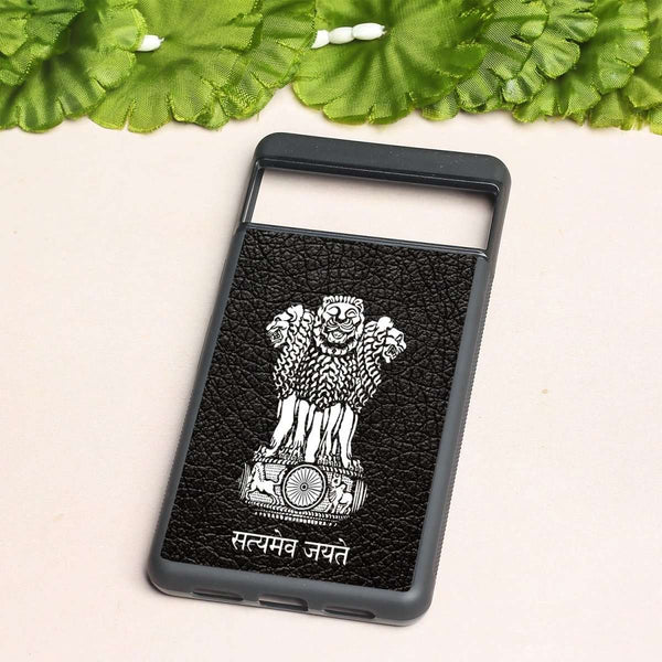 Black Satyamev Jayate MB Case for Google Pixel 7a - The Hatke