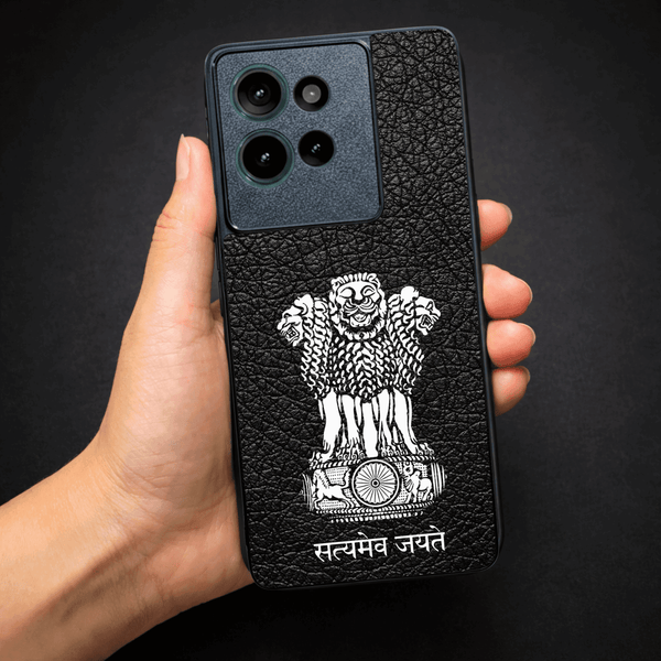 Black Satyamev Jayate MB Case for Motorola Edge 50 - The Hatke