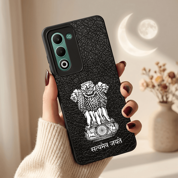 Black Satyamev Jayate MB Case for Oppo A5 5G - The Hatke