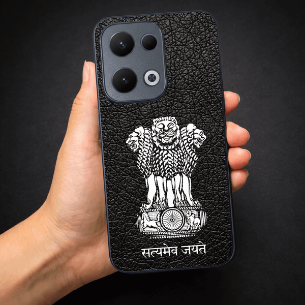 Black Satyamev Jayate MB Case for Oppo Reno 13 - The Hatke