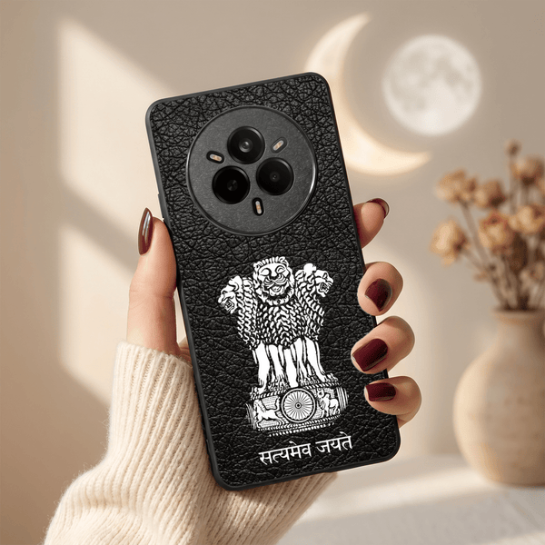 Black Satyamev Jayate MB Case for Realme 14 Pro - The Hatke