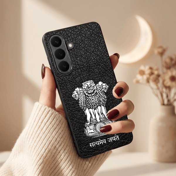Black Satyamev Jayate MB Case for Samsung Galaxy S26 - The Hatke