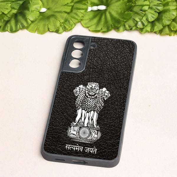 Black Satyamev Jayate MB Case for Samsung S21 FE - The Hatke