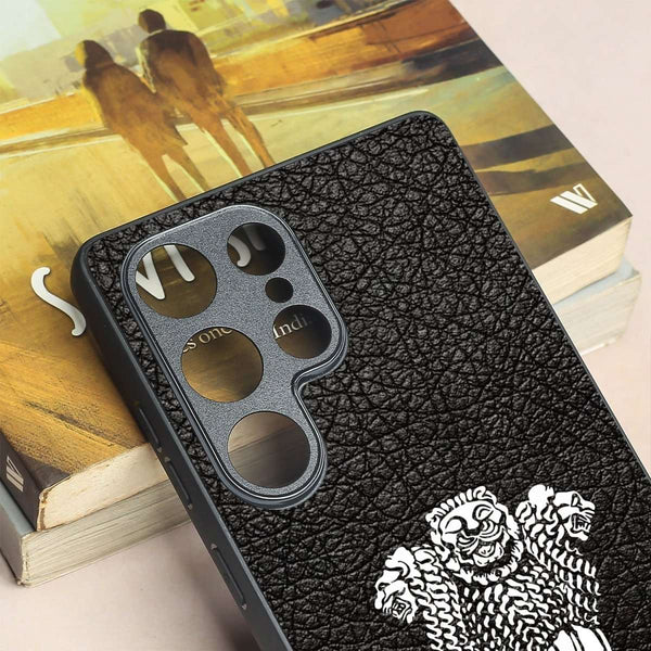 Black Satyamev Jayate MB Case for Samsung S25 Ultra - The Hatke
