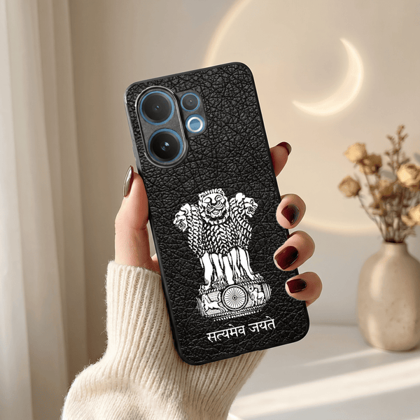 Black Satyamev Jayate MB Case for Vivo V60 - The Hatke