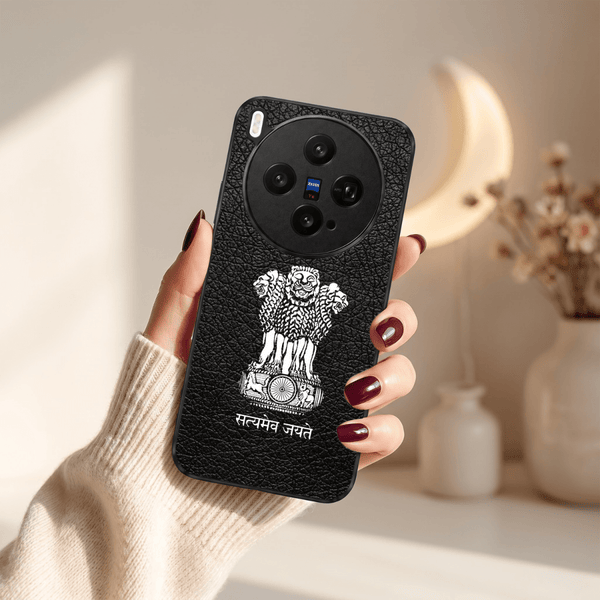 Black Satyamev Jayate MB Case for Vivo X300 - The Hatke