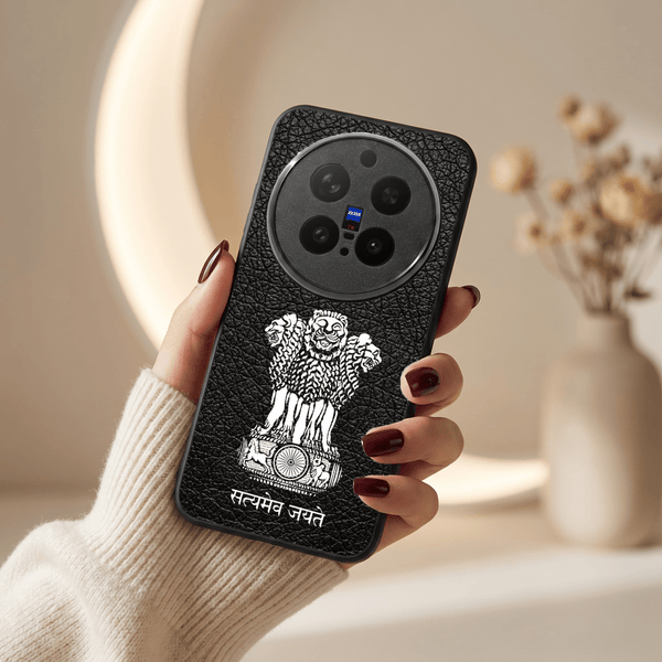Black Satyamev Jayate MB Case for Vivo X300 Pro - The Hatke