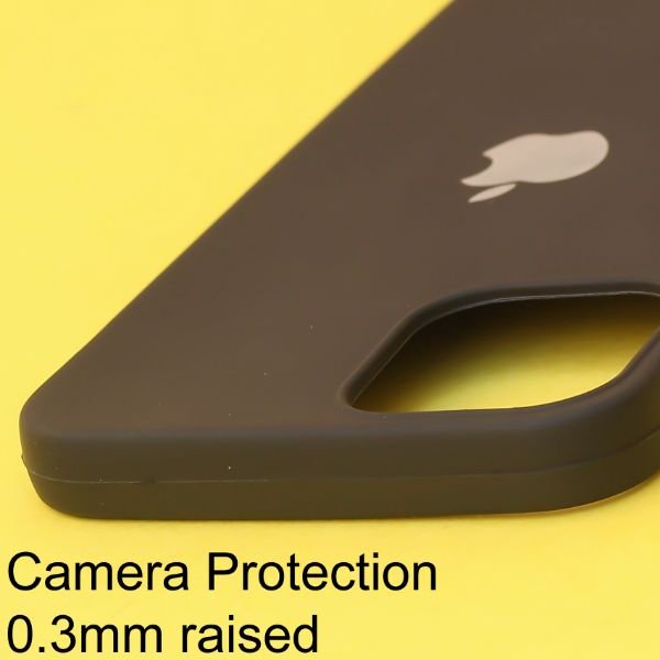 Black Silicone Case for Apple iphone 11 - The Hatke