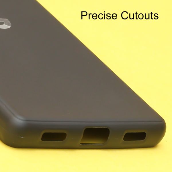 Black Silicone Case for Google Pixel 7A - The Hatke