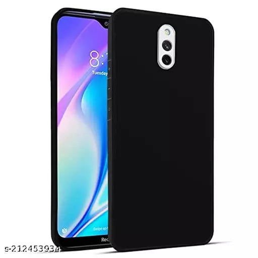 Black Silicone Case for Mi 8A - The Hatke