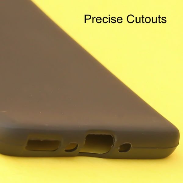 Black Silicone Case for Oneplus 7 pro - The Hatke