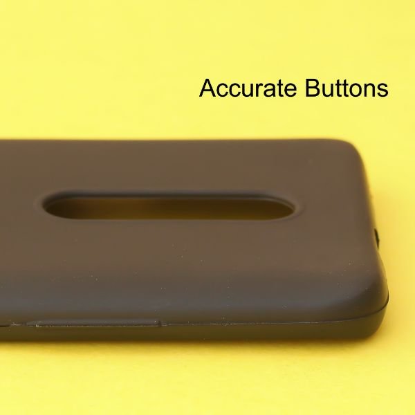Black Silicone Case for Oneplus 7 pro - The Hatke