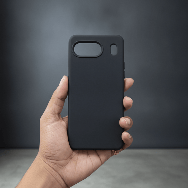 Black Silicone Case for Oneplus Nord 4 - The Hatke
